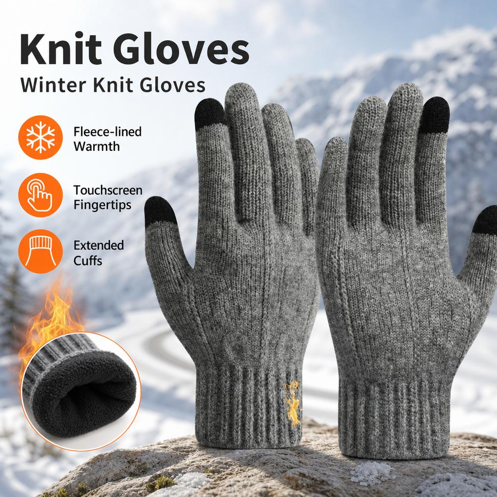 Sarung Tangan Rajut Wol Termal - Wool Glove Lined ulasan dan harga